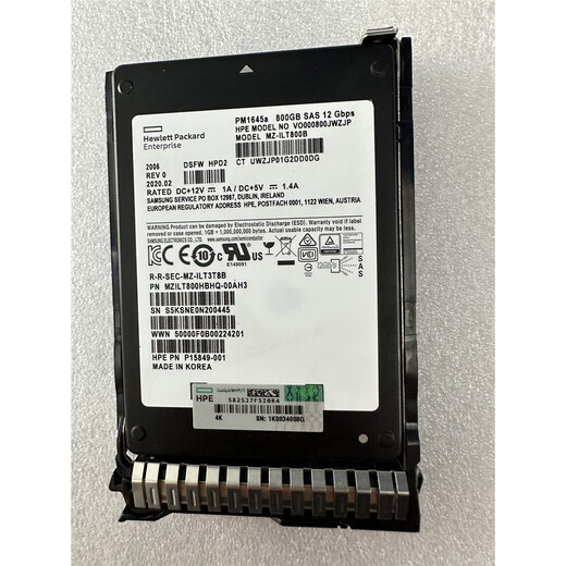Оригинал P19913-B21 800G SAS SSD P20838-001 Жесткий диск P15849-001