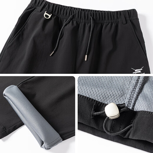 Skechers Casual Pants Men's Pants 2025 Autumn and Winter New Paratrooper Pants Loose Warm Straight Pants Outdoor Three-Proof Sports Pants