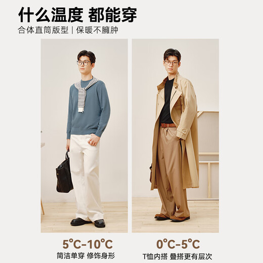 Made in Tokyo, machine washable, warm sweater, men's round neck sweater, soft wool sweater, black XL