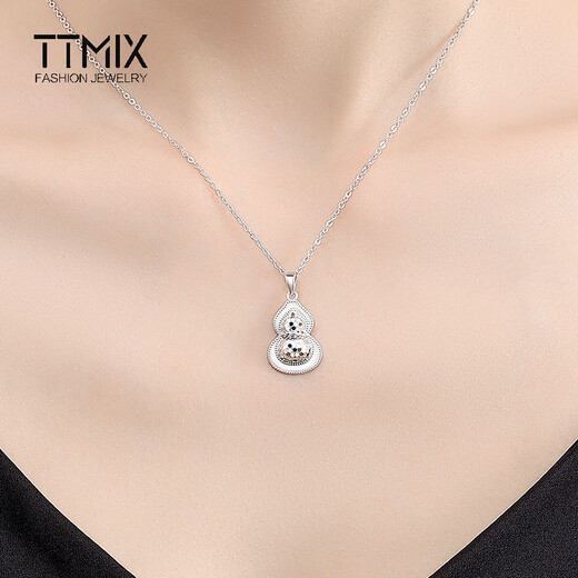 TTMIX new Chinese style gourd pendant pt950 platinum pendant women's fashion honeycomb platinum pendant birthday gift 2.9-3.1g