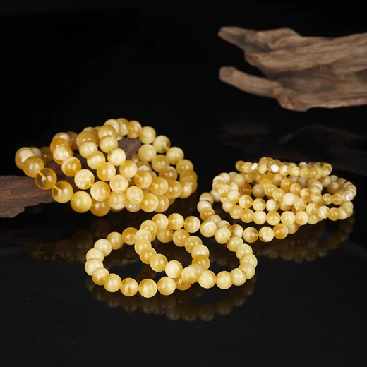 DL 1998 Guaranteed Beeswax Bracelet Unbaked Gold Twisted Honey Russian Demon Flower White Nectar Chicken Oil Yellow 10.5-11mm