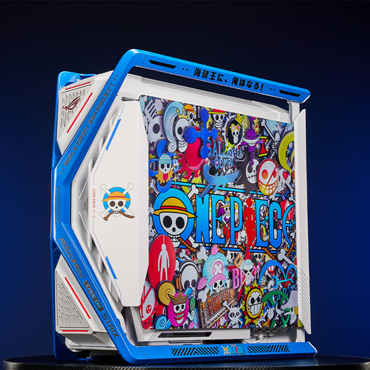 ASUS ROG GR701 God of Creation Weißes Gehäuse Fubuki EVA-Serie Kundenspezifischer UV-Druck Farbwechsel Full-Tower-Thema Kundenspezifisches Gehäuse Wildleder Kundenspezifisches ARGB Vollständiger Satz Lichtpaneele Einteiliges weißes Gehäuse + UV-Lichtpaneel Bestehende Lösungsanpassung