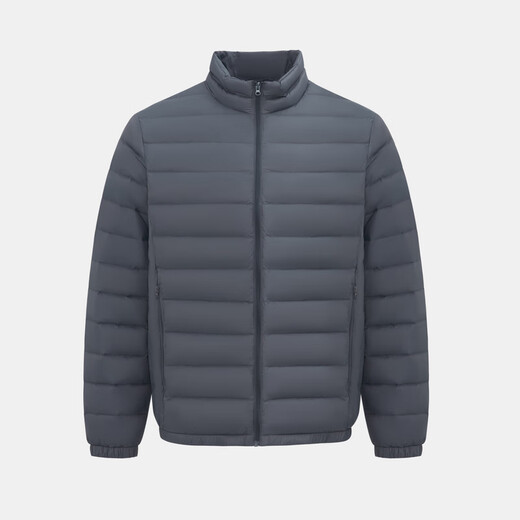 Snow Flying Classic New Couple Stand Collar Lightweight Down Jacket Casual Short Duck Down Warm Down Jacket Men Liman Khaki-Female 165