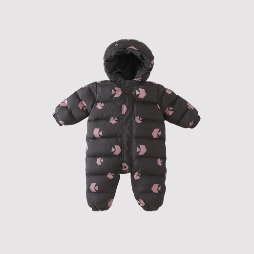 Bali Piggy Baby Down Jacket Jumpsuit Winter Thickened Warm White Duck Down Outer Clothes Super Cute Hooded Baby Winter Clothes Kite 90cm