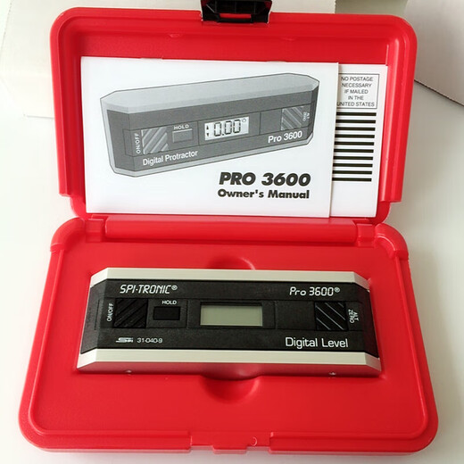 Level 31-040-9 pro3600 digital angle meter measuring instrument high precision 31-038-3 American SPI-PRO3600 order number 31-040-9_