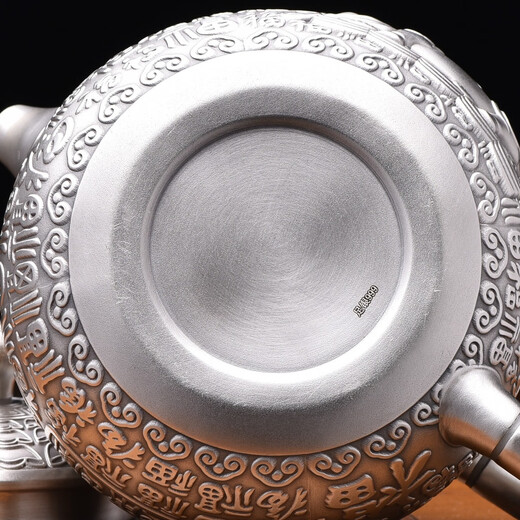 Li Cuixing silver teapot 999 pure silver teapot and tea set Baifu 186.3g about 220ml (only 5 pieces left)