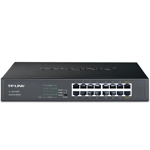 普联（TP-LINK）16口千兆交换机 TL-SG1016DT整箱装（8只）