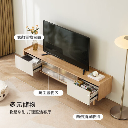 Домашний шкаф Acryl Log Wind Wind Телевизионный столик с твердым лесом