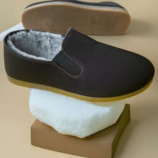 Hongyuexuan old Beijing beef tendon sole cloth shoes, high-end cloth shoes, driving and walking, light, soft sole, elastic black cloth shoes, cotton shoes, single shoes, tendon sole cotton shoes, cotton shoes 40