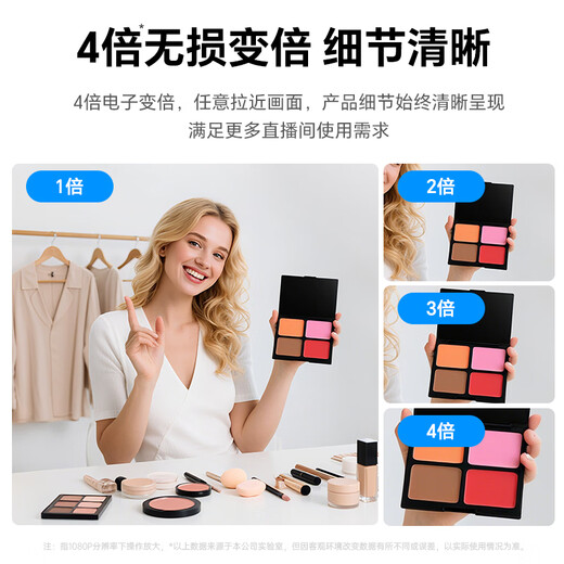 Caméra en direct Styk 4K, beauté ultra-claire, caméra d'ordinateur de bureau, composition automatique AI, diffusion en direct Douyin, vidéoconférence, amplification 4x, microphone intégré, sourdine