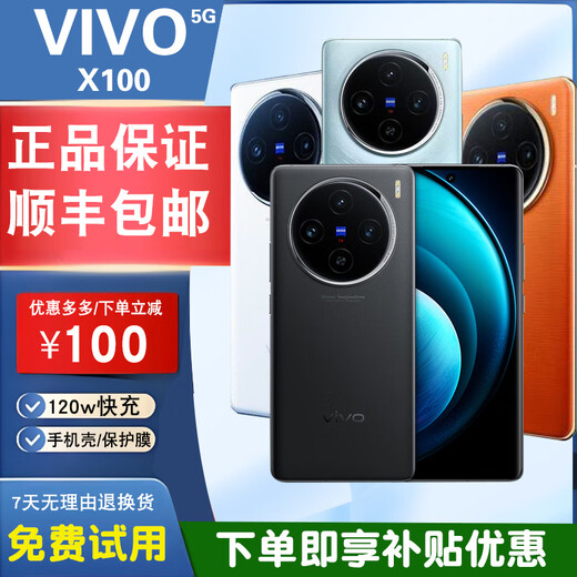 VIVOX100 Zeiss lens IP68 waterproof full-focus anti-shake micro-head Dimensity 9300 flagship chip smartphone Vivo