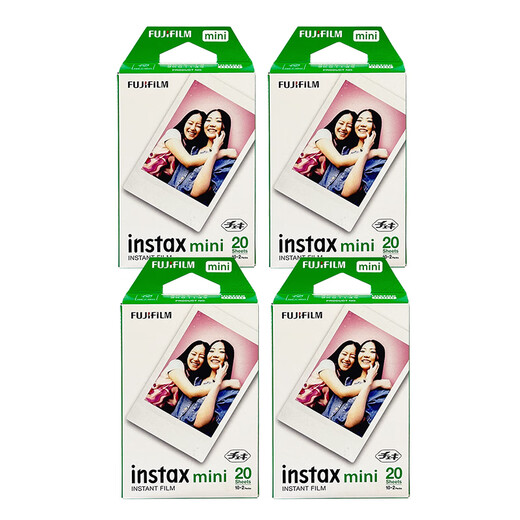 FUJIFILM instant photo paper is suitable for miniSE/11/12/99 white edge/color edge photo paper SQ square WIDE wide series photo paper mini white edge 80 sheets