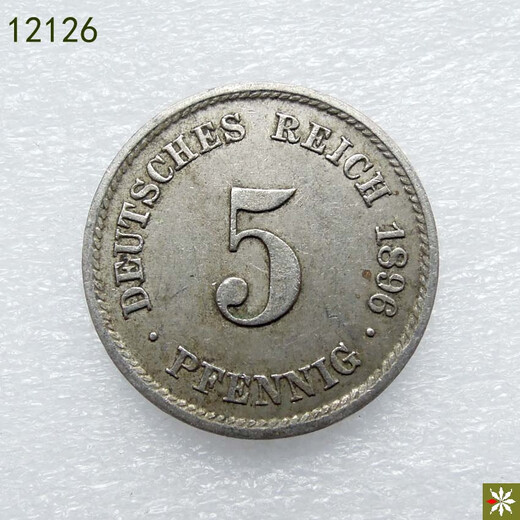Las monedas de varios países se actualizan simultáneamente [12126] 1896 Alemania 5 Finney F Versión 18