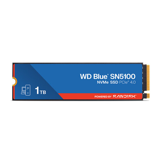 Disque SSD Western Digital (WD) Interface NVMe M.2 Accessoires informatiques AI Disque dur de jeu pour ordinateur portable Les particules originales ne sont pas fausses et ne ralentissent pas SN5100 | PCle4x4 7 100 Mo/s Très grande capacité 2 To