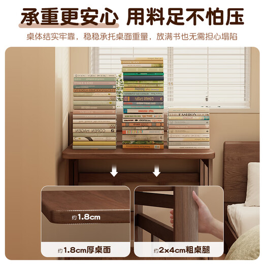 Ouyilang solid wood folding desk study desk small apartment home bedroom study multi-functional installation-free small table