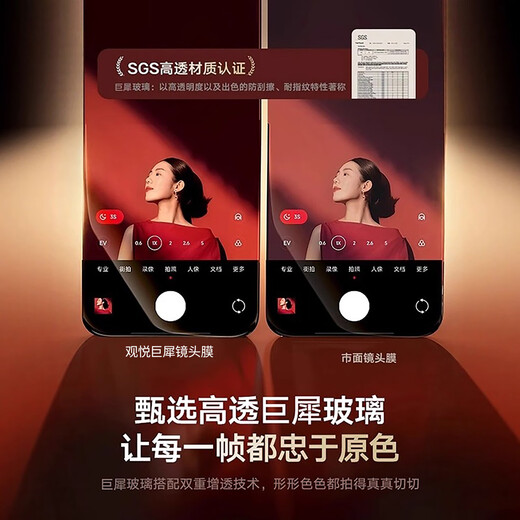 Guanyue AR anti-reflection lens film for Huawei Mate80pro mate80pro ultra-clear rear camera cover affixed to the camera ring tempered glass protective film Super value recommendation Two-piece set comes with positioning丨AR anti-reflection Huawei mate80pro丨Damage damage guarantee