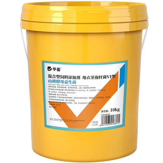 Huaxiu veterinary feed additives, hawthorn yeast powder, appetizer, digestion, fattening for pigs, sheep, cattle, chickens and ducks, large barrel, hawthorn yeast probiotics 20Jin Jin is equal to 0.5kg