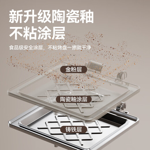 FRUNUTS Japanese sandwich breakfast machine, edge press, multi-functional household small toaster, waffle maker, toaster, white (basic model)