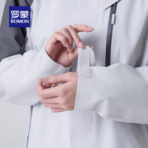 ROMON Outdoor Leisure Jacket Men's 2025 Autumn New Removable Fleece Liner Couple's Mountaineering Jacket Men 7J58659A Black Men's 2XL (180)