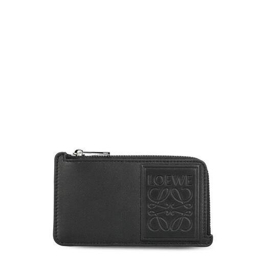 LOEWE CO Light Luxury Men's Coin Card Holder Black One Size