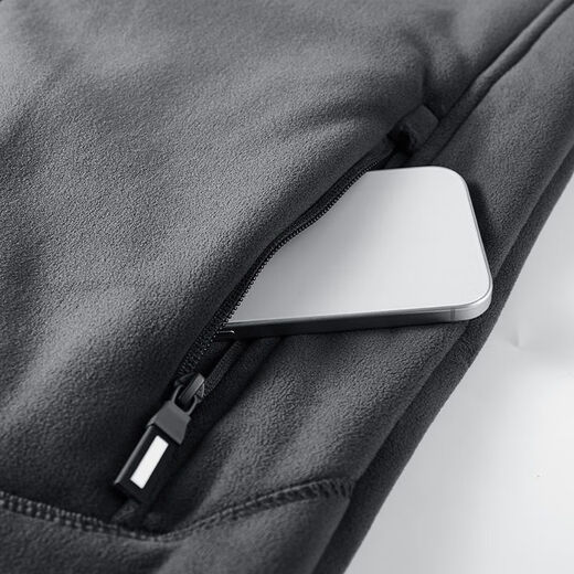 TOMMYBULL American Tommy Tommy Autumn and Winter New Fleece Stand Collar Jacket Men's Thickened Austrian Velvet Warm Casual Jacket Khaki-2518B XL 130-145Jin Jin is equal to 0.5 kg