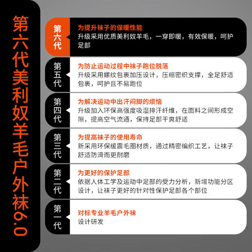 TFO merino wool socks breathable outdoor sports socks hiking hiking socks 2202326 men's blue