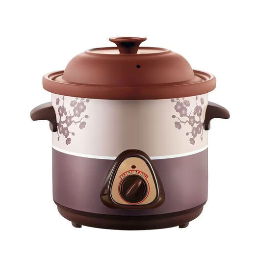 Electric stew pot, steamer, electric cooking pot, stew pot, casserole pot, stew and steam, all-in-one food supplement pot, stew soup cup, electric stew pot, electric casserole pot, soup pot, stew pot, water-proof porridge, multifunctional red porcelain electric stew pot 6L