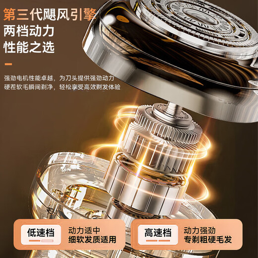 Wushang Hair Clipper 2025 New Bald Head Artifact High Power Men's Self-Service Hair Clipper Shaver for Shaving Bald Head