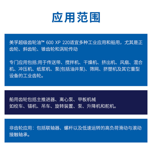 Mobil 600 XP 220 super gear oil multi-purpose industrial lubricant 18L/barrel