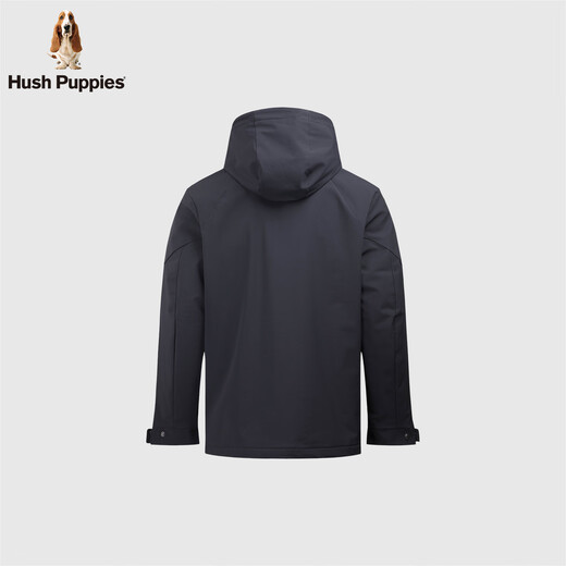 Hush Puppies для отдыха и удобные мужские 2025 осень и зима новый стиль красивое теплое толстое пальто темно-синее XL