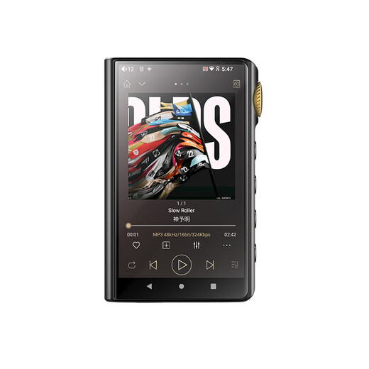 Fanmu Music Player Bluetooth MP3 Walkman HiFi Lossless Audiophile DSD Android Wi-Fi Version Supports Card Expansion BF32 Black