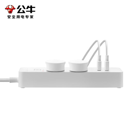 BULL socket/intelligent USB socket/socket strip/strip strip/socket strip 2 sockets + 2 USB master control total length 1.5 meters GN-UUC122