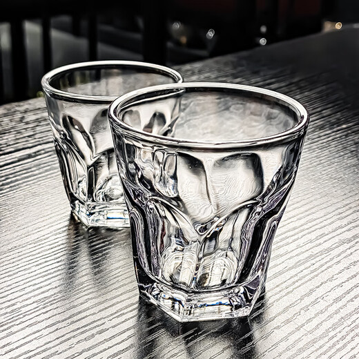 Shijanu's new tempered glass 2-liang wine glass and 3-liang white wine glass are exquisite household light luxury 2-liang tempered glasses (6 pieces)