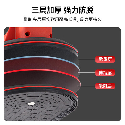 Factory No. 1 electric suction cup automatic replenishing vacuum air pump self-priming digital display suction cup glass tile heavy-duty handling artifact