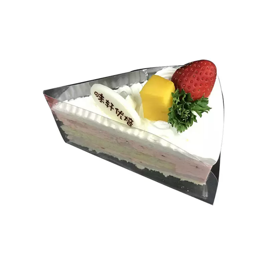 Yusenyi Cake Surrounding Mousse Transparent 6 8-inch Triangular Dividers Western Pastry Box Bottom Holder Cut Piece Mousse Square Side 7cm Height 8cm Bottomless 7 Pieces Square Side 7cm Height 8cm Bottomless
