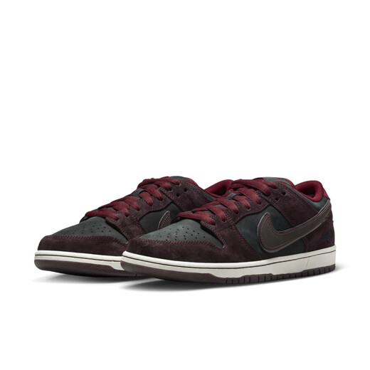 耐克（NIKE）SBDunkLowPro男女滑板鞋FZ1289官方正品 200红褐色_暗甜菜根色_队红_帆白 44