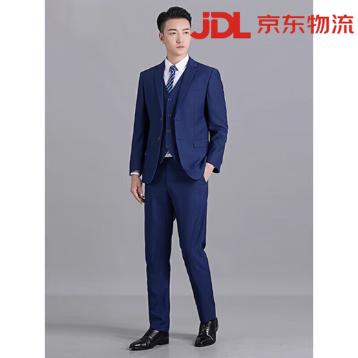 LILANZ Lilanz suit suit men's Korean style slim coat groom wedding dress business professional formal suit black single button suit + trousers XL recommended weight 120-130 Jin Jin equals 0.5 kg