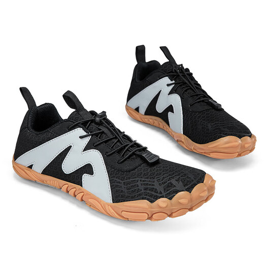 Indoor fitness shoes for men, squat and deadlift shoes for women at home, Pilates, jumping, yoga, rope skipping sneakers, silent and non-slip, black, deadlift/climbing/jumping, 36, one size too big/one size smaller