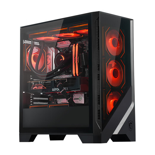 MSI Ultra 9 285K/i9 14900KF/5070Ti/5080 assembled computer complete machine design rendering game e-sports host DIY assembly machine sea view room configuration five 14900KF box + RTX5070Ti