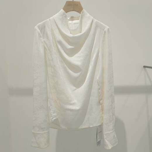 Qiushui Yiren woven top 14409BF054301 off-white XL