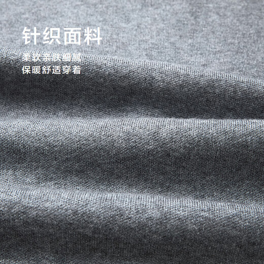 Heilan House (HLA) Double Collar Sweater 25 New Wool Cardigan Warm Sweater Men's Autumn HNTHD3J020A Light Gray 20 L 175/92A Recommended 137~150Jin Jin equals 0.5 kg