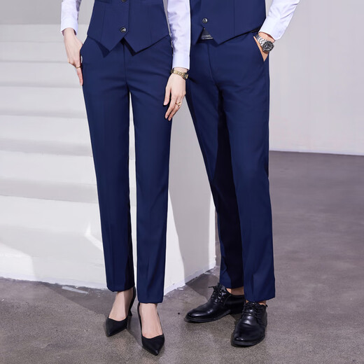 Huawei asks the world Hongmeng Zhixing AITO work clothes suit for men and women dark blue professional suit 4s store work clothes suit royal blue suit + trousers 6XL men's style