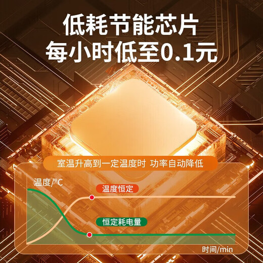 Air heater heater large area 50 square meters whole house instant heating household wall-mounted air heater bathroom dual-use mini heater