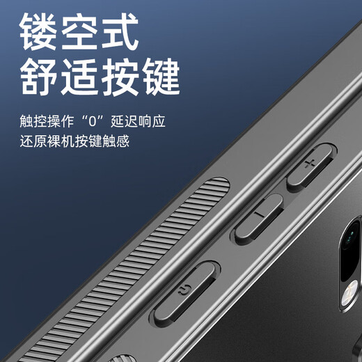Lan Meixi Xiaomi 17promax mobile phone case new metal xioami17pro protective cover business simple frosted ultra-thin anti-fall magnetic lens film all-inclusive creative bracket graphite black metal bracket + built-in lens film Xiaomi 17promax