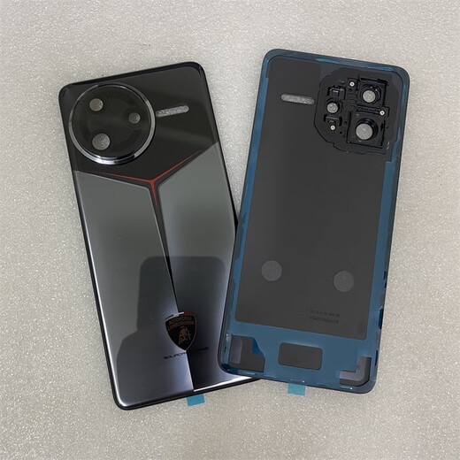 Xiaomi (MI) mobile phone adapted to Redmi K80 disassembly back cover RedmiK80Pro original glass back cover mobile phone shell screen accessories K80 Xuanye black back cover with frame original disassembly 99 new