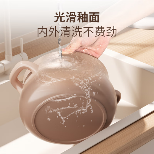 Kangbach big belly casserole, high temperature resistant, not easy to crack, clay pot, Chinese medicine decoction, soup, casserole, stew pot, household ceramic pot