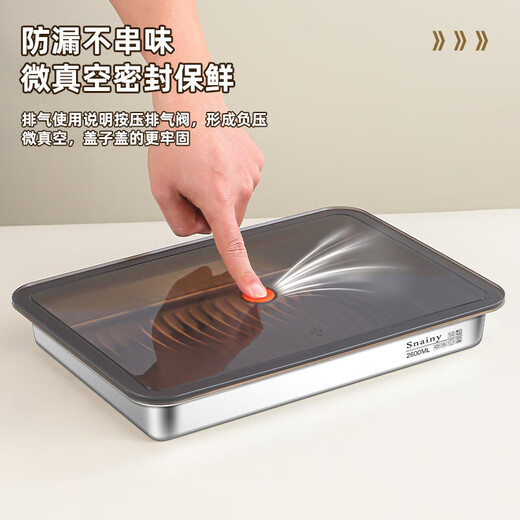 Aidizi stainless steel dumpling box 316 stainless steel dumpling freezing box food grade wonton dumpling freezing storage box refrigerator 2 pack sealing lid upgraded thickened version 316L