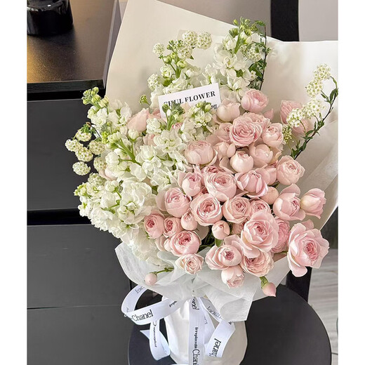 Flower Love City Delivery Fairy Kiss Rose Bouquet for Girlfriend, Wife, Best Friend Birthday Confession Gift 33 Fairy Kiss Mixed and Matched Bouquet