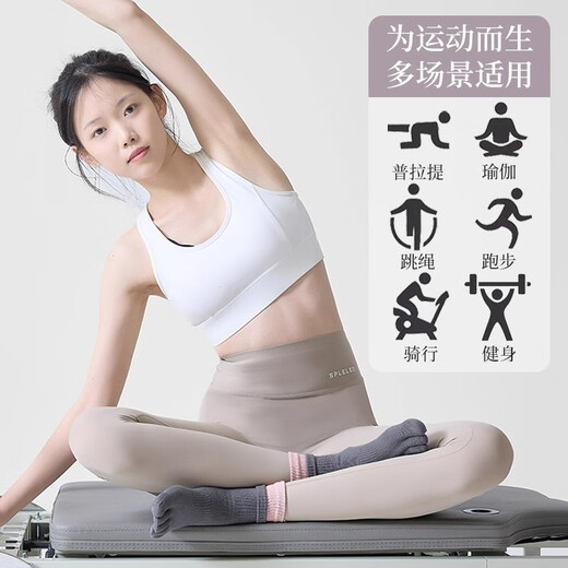 BIBK German Five Finger Yoga Socks Non-slip Women's Pilates Indoor Sports Fitness Dancing Beginner Floor Socks 2 Pairs Color Optional Remarks