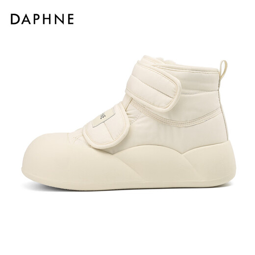 Daphne velvet thickened cotton shoes snow boots winter women's bread shoes snow cotton 4023607099 beige 38